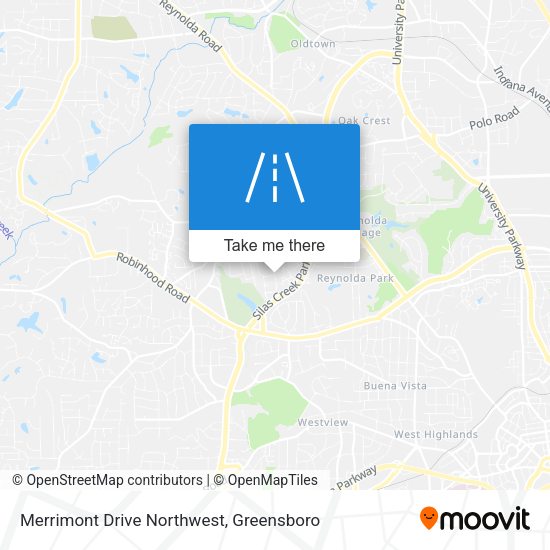 Merrimont Drive Northwest map