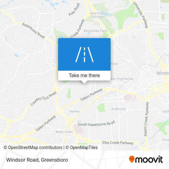 Mapa de Windsor Road