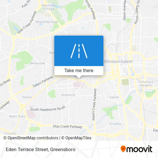 Eden Terrace Street map