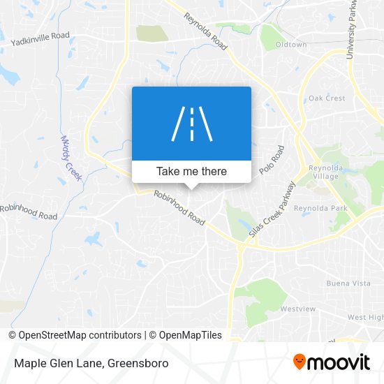 Mapa de Maple Glen Lane