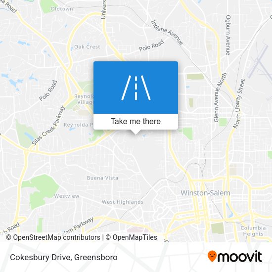 Cokesbury Drive map