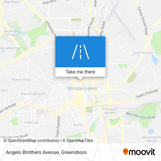 Mapa de Angelo Brothers Avenue