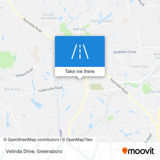 Mapa de Velinda Drive