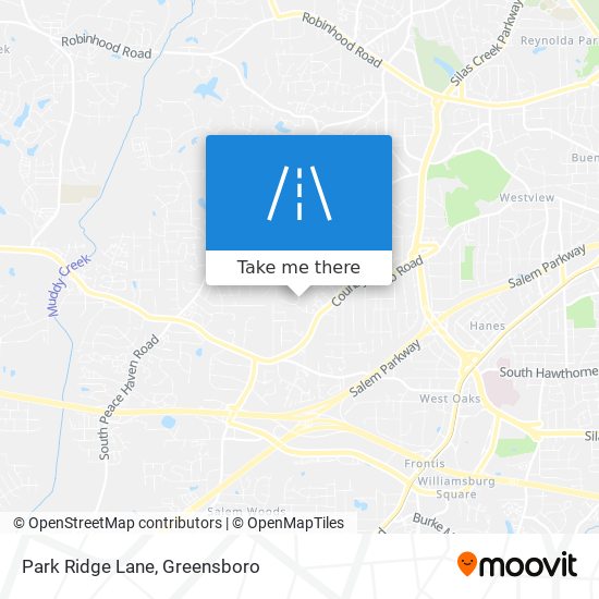 Mapa de Park Ridge Lane