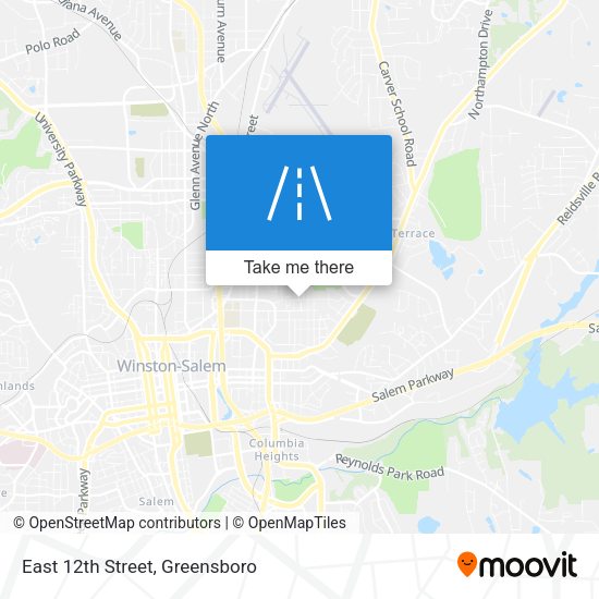 Mapa de East 12th Street