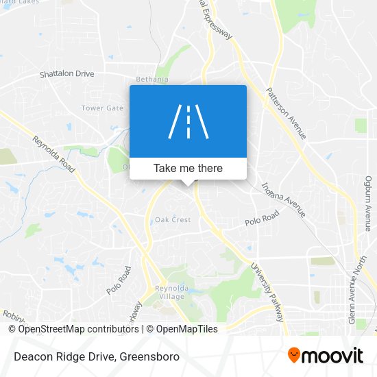 Deacon Ridge Drive map
