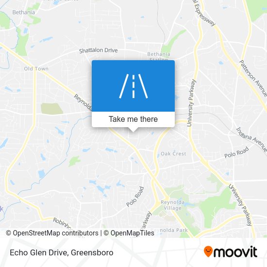 Echo Glen Drive map