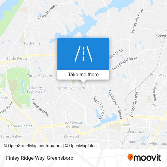 Finley Ridge Way map