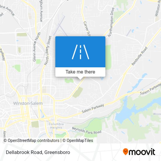 Dellabrook Road map