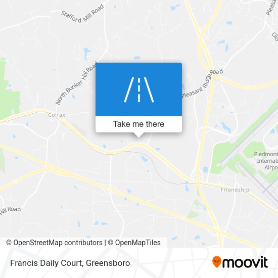 Mapa de Francis Daily Court