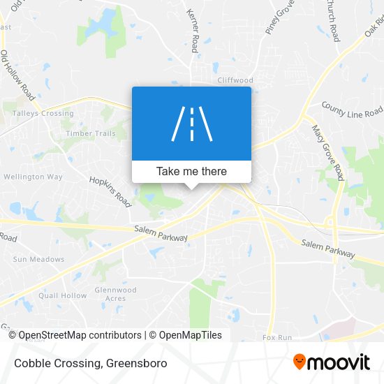 Cobble Crossing map