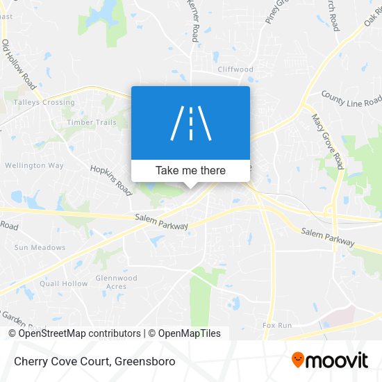 Mapa de Cherry Cove Court