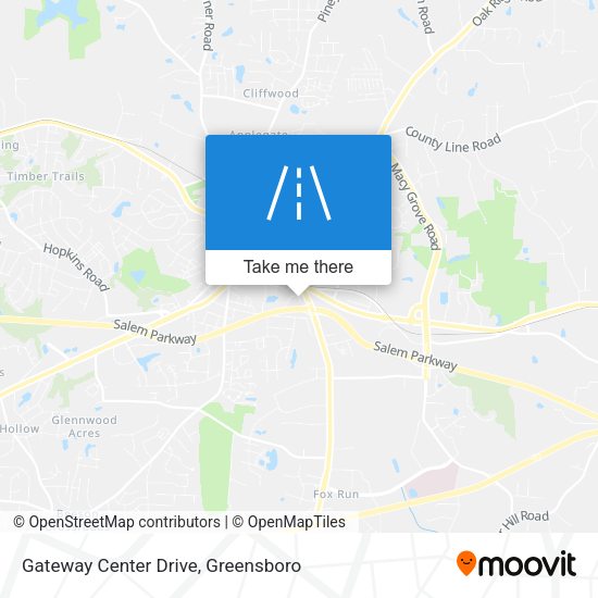 Mapa de Gateway Center Drive
