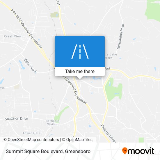 Summit Square Boulevard map