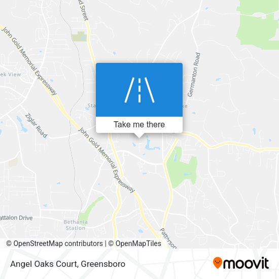 Mapa de Angel Oaks Court