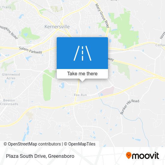 Mapa de Plaza South Drive