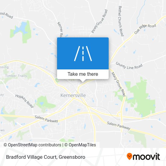 Mapa de Bradford Village Court