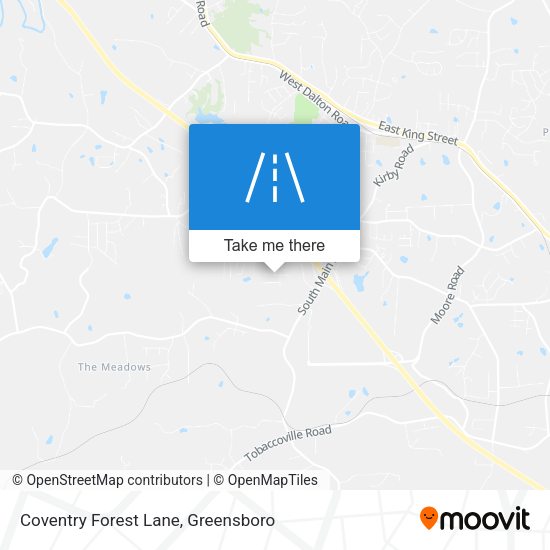 Coventry Forest Lane map