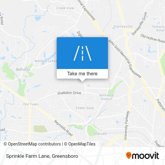 Mapa de Sprinkle Farm Lane