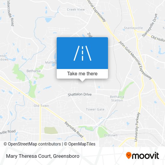 Mary Theresa Court map