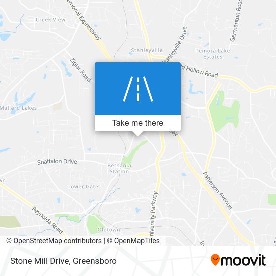 Mapa de Stone Mill Drive