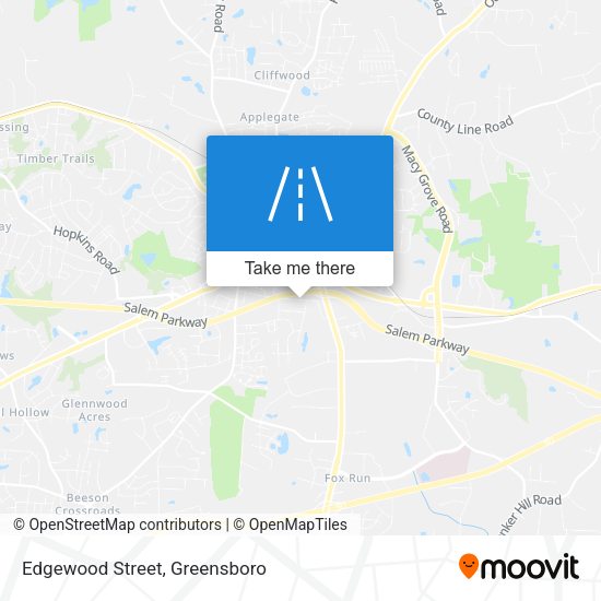 Edgewood Street map