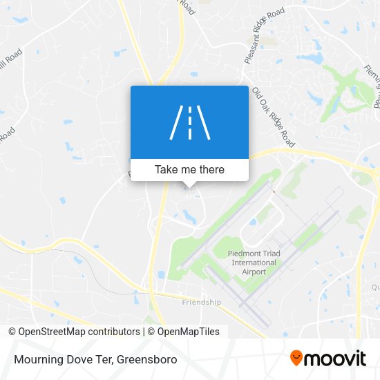 Mourning Dove Ter map