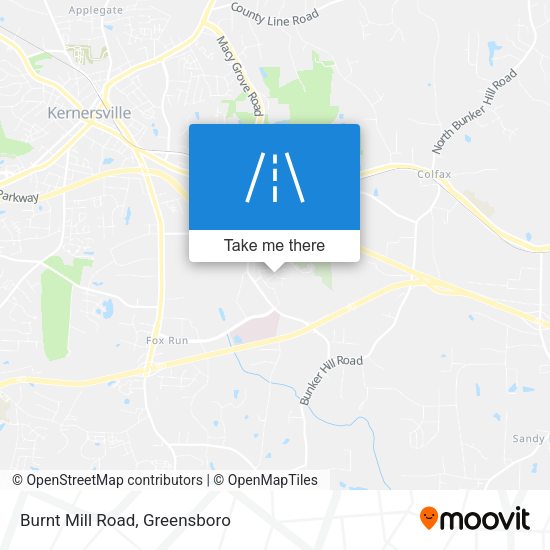 Burnt Mill Road map