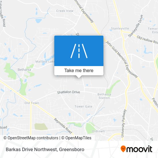 Mapa de Barkas Drive Northwest