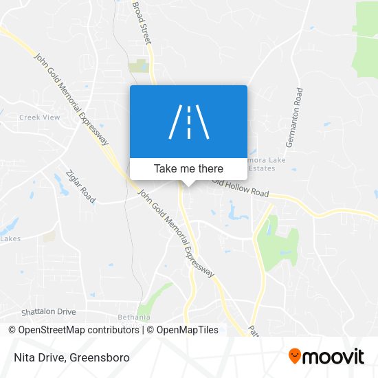 Mapa de Nita Drive