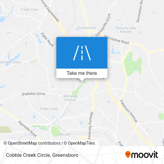 Cobble Creek Circle map