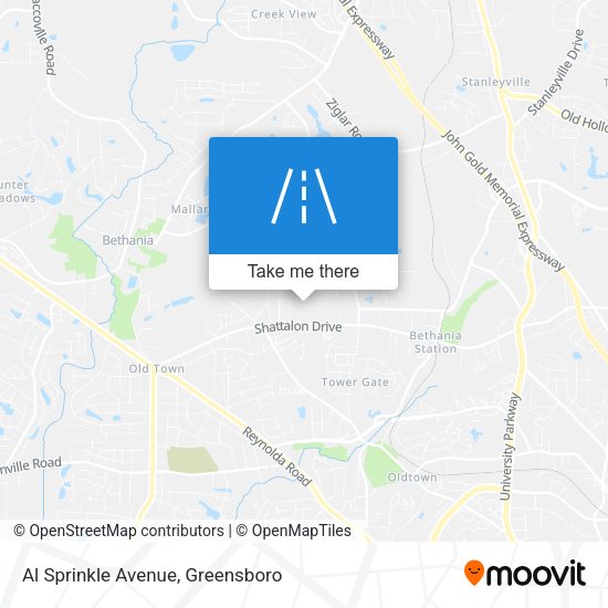 Al Sprinkle Avenue map