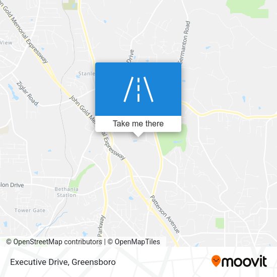 Executive Drive map