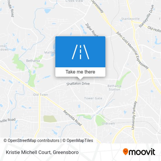 Kristie Michell Court map