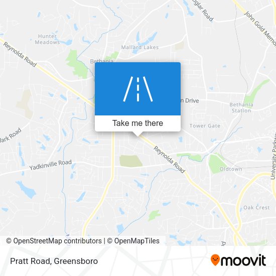 Mapa de Pratt Road