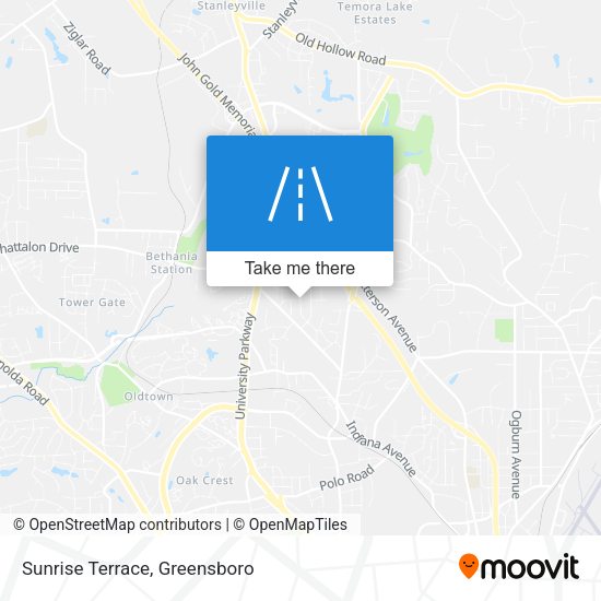 Sunrise Terrace map
