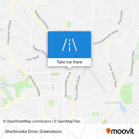 Mapa de Sherbrooke Drive