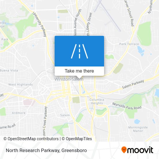 Mapa de North Research Parkway