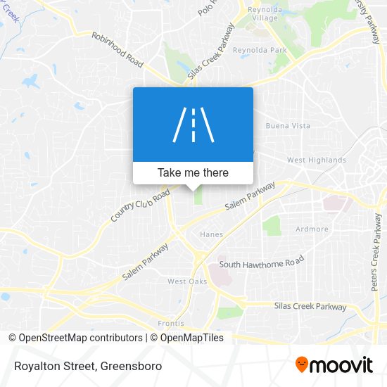 Royalton Street map