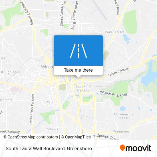 Mapa de South Laura Wall Boulevard
