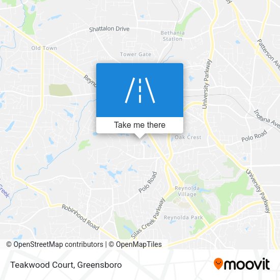Mapa de Teakwood Court