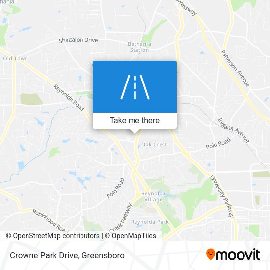 Mapa de Crowne Park Drive