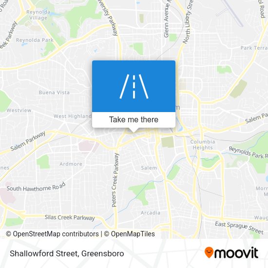 Shallowford Street map