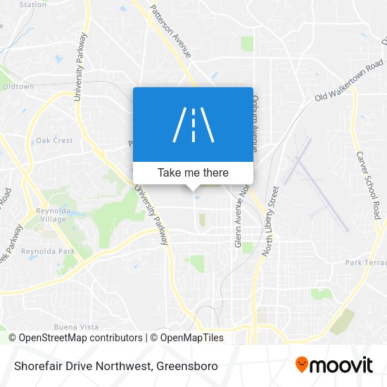 Shorefair Drive Northwest map