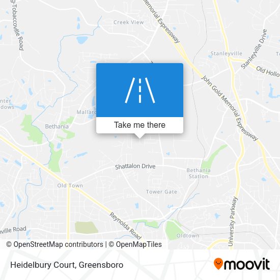 Heidelbury Court map