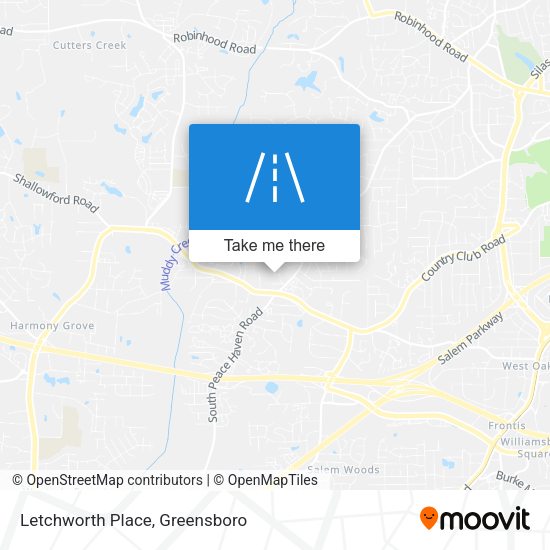 Mapa de Letchworth Place