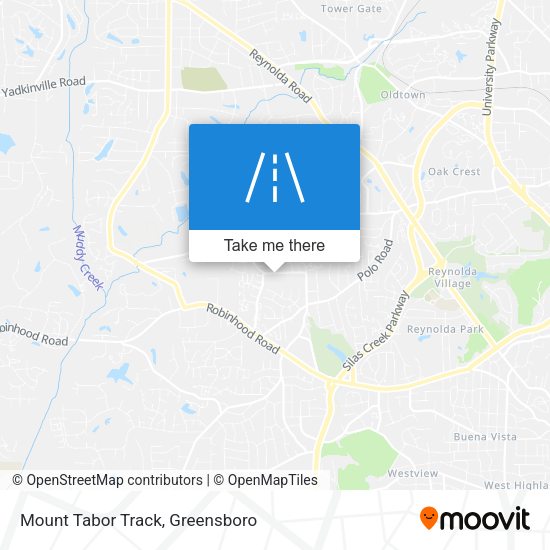 Mount Tabor Track map