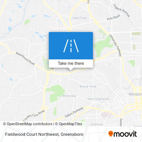 Fieldwood Court Northwest map