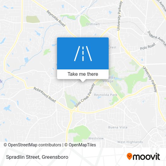 Spradlin Street map