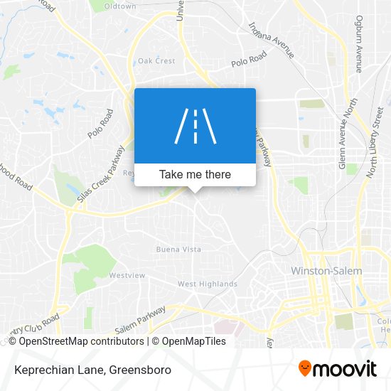 Mapa de Keprechian Lane